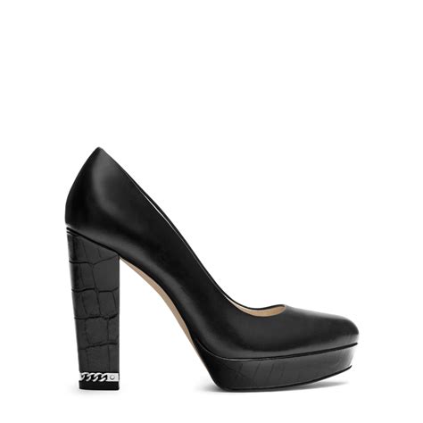 michael kors sabrina pump black|Michael Kors Sabrina Platform Pumps .